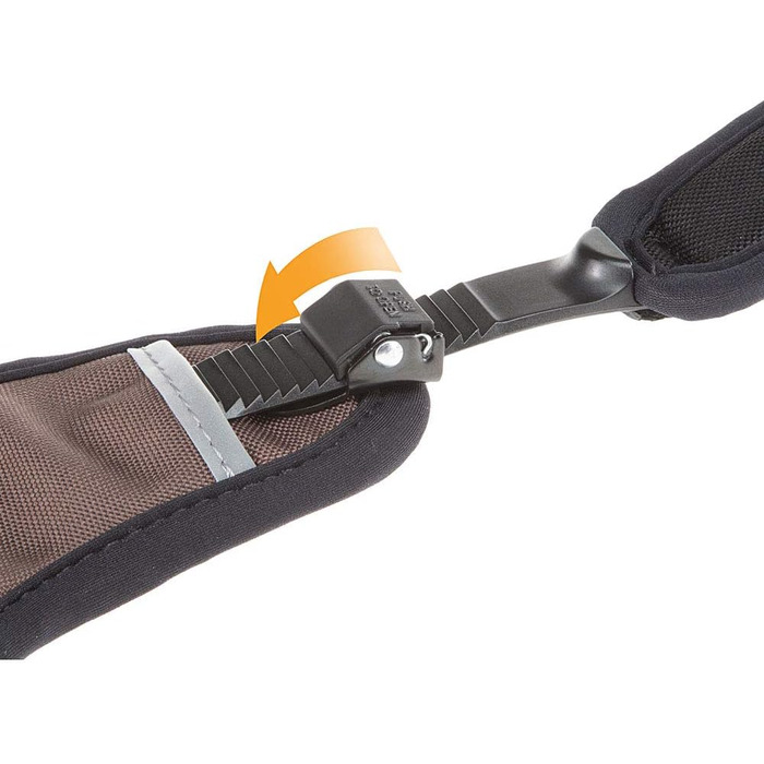 Шлейка для собак Ferplast ERGOTREKKING, шлейка для грейхаундів, безпечна, регульована, з підкладкою, 6 застібок (колір: коричневий, розмір: XS)