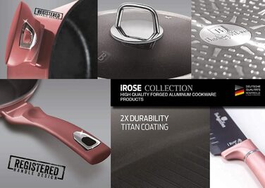 Набір посуду Berlinger Haus 15 предметів, металевий, рожеве золото (Metallisch Irose)