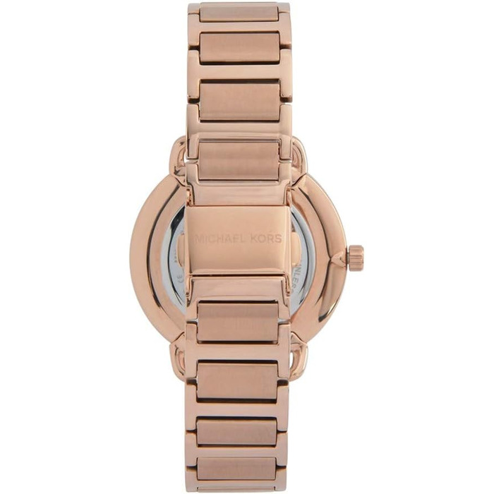 Жіночий наручний годинник Michael Kors Portia (37 мм, рожеве золото та глітер)