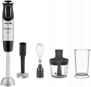 Занурювальний блендер Moulinex Quickchef DD65H810, 1000 Вт, чорний