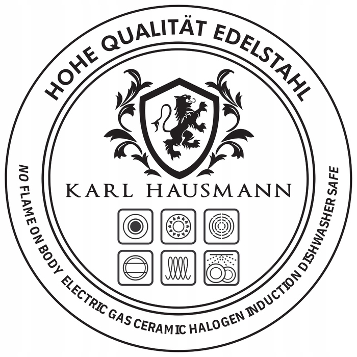 Каструля традиційна Karl Hausmann Tytan, 7,6 л