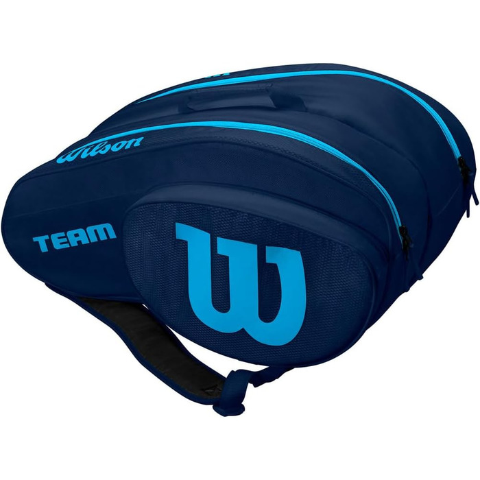 Wilson Team Padel Bag - Black, One Size - for Padel Tennis Rackets & Accessories