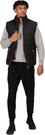 Чоловічий терможилет Regatta Professional Navigate Thermal Body Warmer, чорний/червоний, розмір M