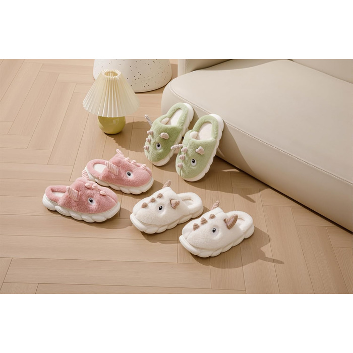 Жіночі халапи LANFIRE з бавовни, халапи у вигляді тварин (корова, свиня, тигр), плюшеві, розмір 38/39 EU, вузька колодка