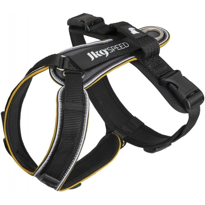 Шлейка для собак JK9 Speed, розмір M, сірий колір