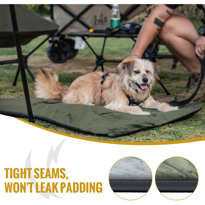 OneTigris Dog Blanket 110cm*68cm, Thickened Velvet Dog Mat Warmer Velvet Dog Bed Cat Bed for Large & Medium-Sized Dogs Travel Camping Outdoor, Reversible and Portable, Hand Washable