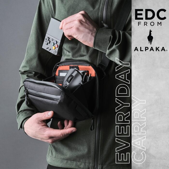 ALPAKA Tech Case Mini Travel Organizer Bag for Electronics, Cables, Cell Phone, Tech Bag for Electronic Accessories
