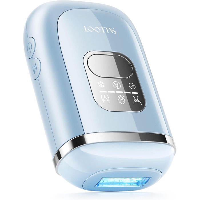 Прилад для епіляції IPL 22J, 78W, з охолодженням сапфіром, для дому, для обличчя, бікіні, пахв, блакитний