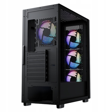 Корпус Preyon Nest Aero ARGB Midi Tower, чорний