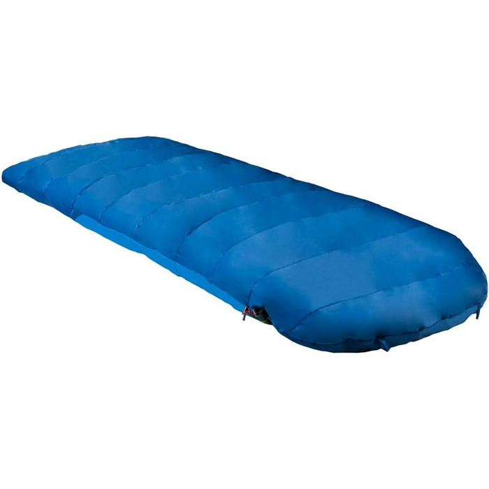 Спальний мішок Alexika Tundra Plus - теплий, зручний, прямокутний, 3-сезонний для дорослих та сімей, для кемпінгу та відпочинку на природі при низьких температурах (-2°C), з компресійним мішком, ліворуч