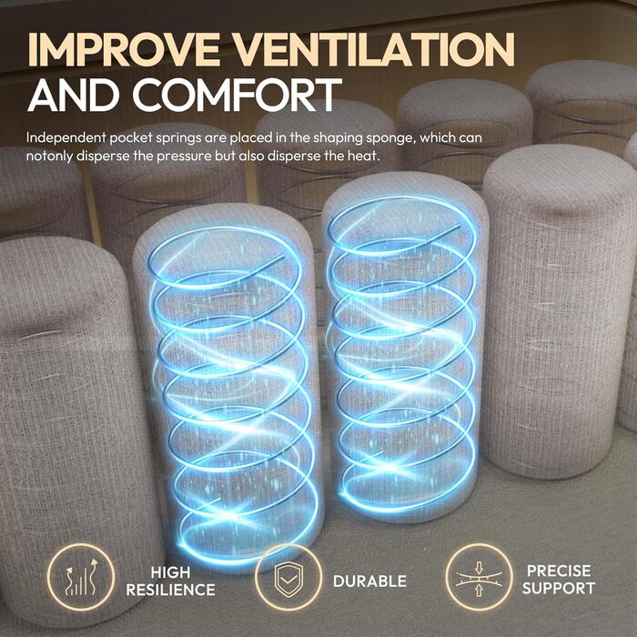 Ігровий крісло Dowinx з масажем та підігрівом, дихаюча спинка, регульована підставка для ніг, підтримка спини та шиї (Чорний, Золотий)