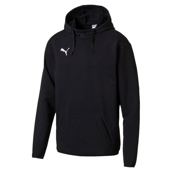 Чоловічий худі Puma Liga Casuals чорного кольору з білим логотипом, розмір S