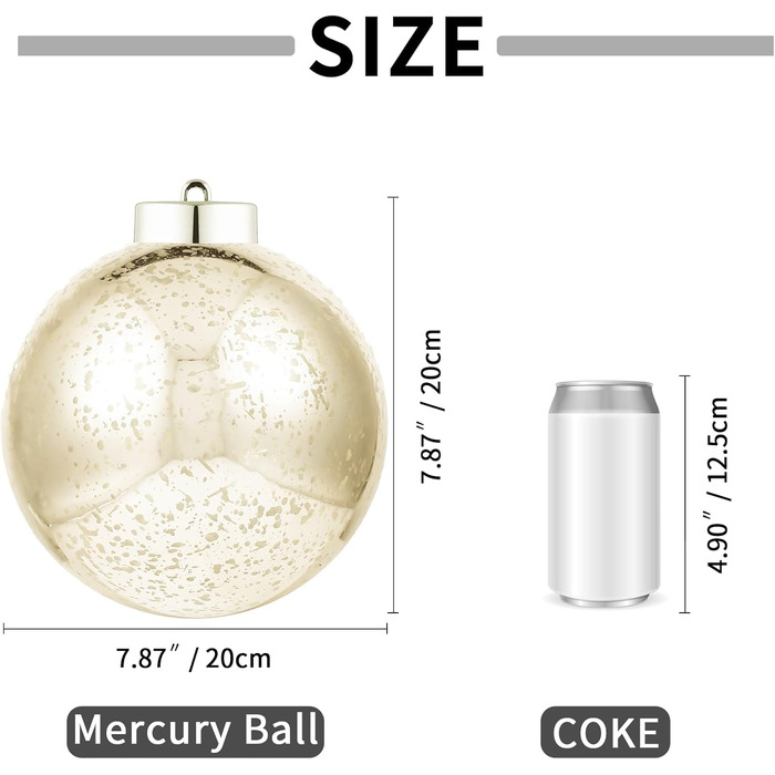 Різдвяні кулі-прикраси XmasExp (8 см, м'ятно-зелені) - 20 шт. Міцні, для ялинки, декор на Новий Рік, Хелловін, весілля.