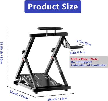 Тримач для ігрового керма Racing Steering Wheel Stand для Logitech G29 G920 G923 G27 G25 та Thrustmaster T248 T300 TS-PC TX для PS5 PS4 Xbox PC