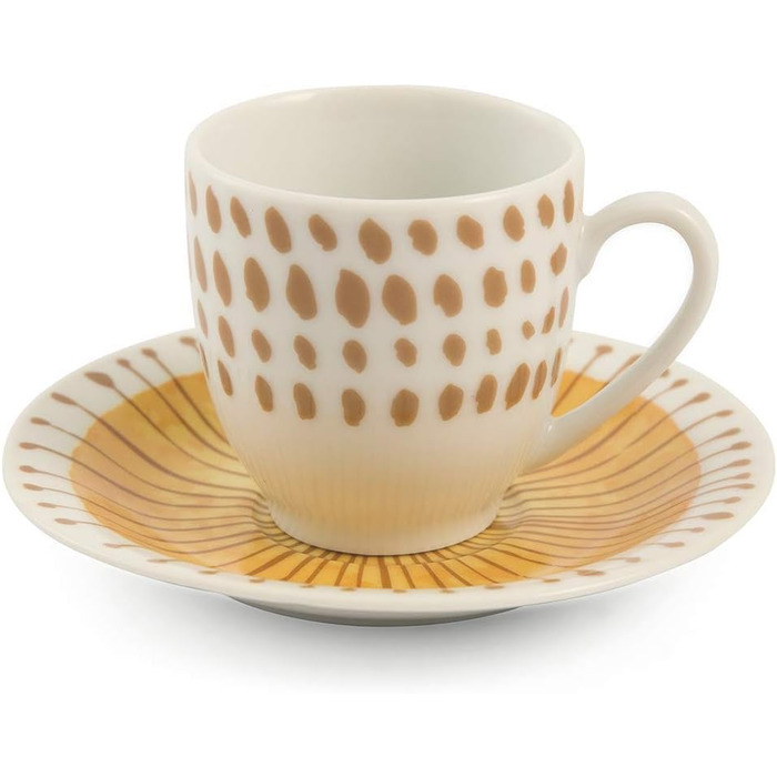Villa d'Este Home Tivoli, Marea Espresso cups with saucer, set of 6