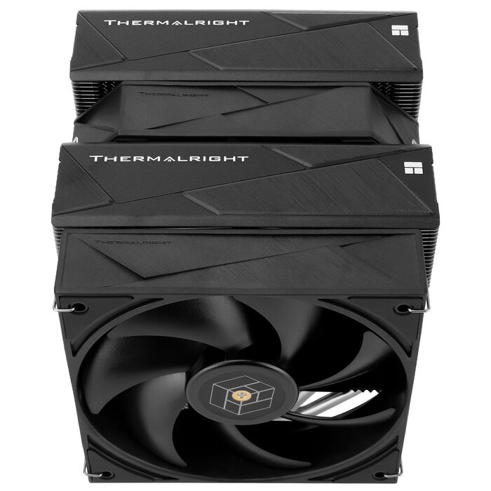 Кулер для процесора Thermalright Royal Pretor 130 Ultra White, двовежевий повітряний охолоджувач, 7 теплових трубок, для AM4/AM5, Intel LGA1851/1700/115x/2011, білий