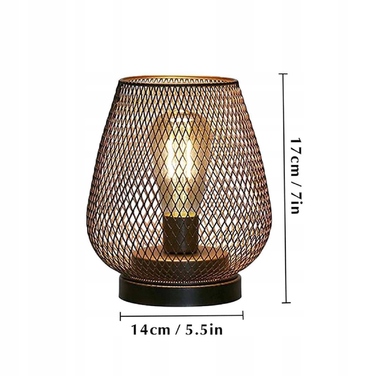 Світлодіодний нічник у ретро-стилі: металевий ліхтар на батарейках