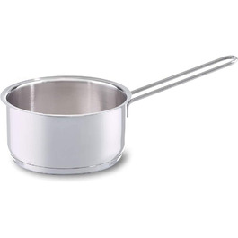 Каструля Fissler Häppchen з нержавіючої сталі (14 см, 1 л) - без кришки, без покриття, для індукційних плит