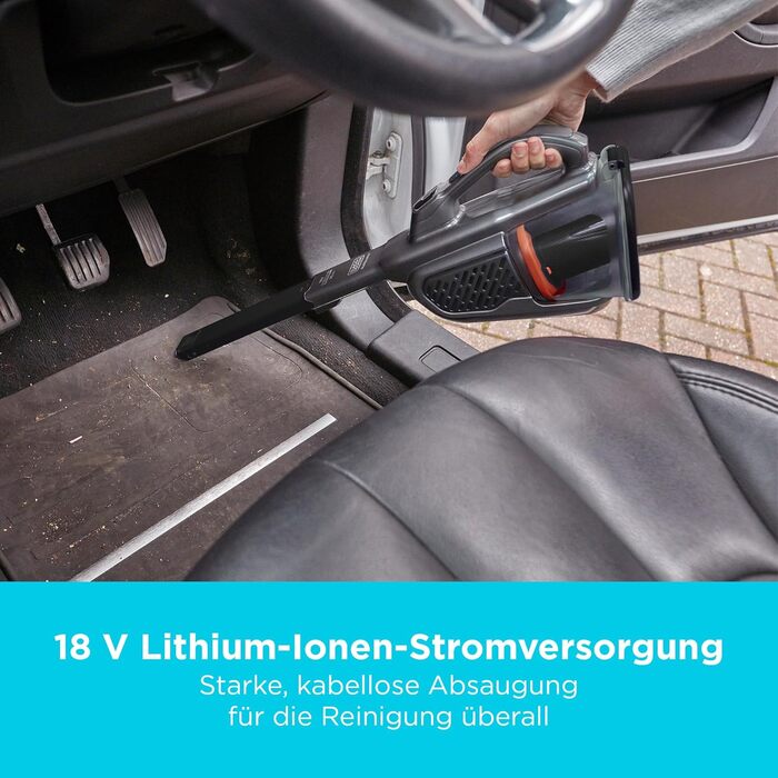 Акумуляторний ручний пилосос BLACK+DECKER BHHV520BT-QW 18 В, 36 Вт*год з док-станцією