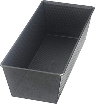 ORIGINAL KAISER Kaiser Inspiration Loaf Pan with Silicone Lid, Rectangular Baking Tin, Non-Stick Coated for Baking and Storage, 32x 15 x 19 cm, Alloy Steel, Grey, 35 x 14 x 9 cm, 5