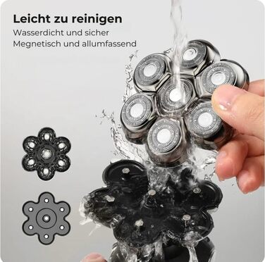 Електричний триммер для голови AngLink Beyerswerks IQ7 Pro (срібний) – швидкий ідеальний вигляд