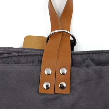 Килимок для собак Paws&Co: портативний, складний, 75x50 см (Сірий)