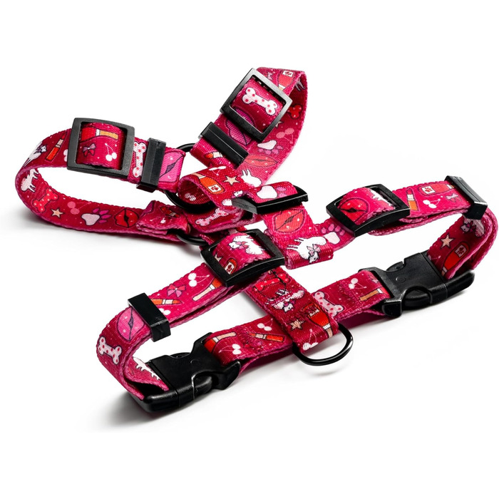 Шлейка для собак середніх порід Champagne Kiss M: регульована, не вбирає вологу, з контролем, легка