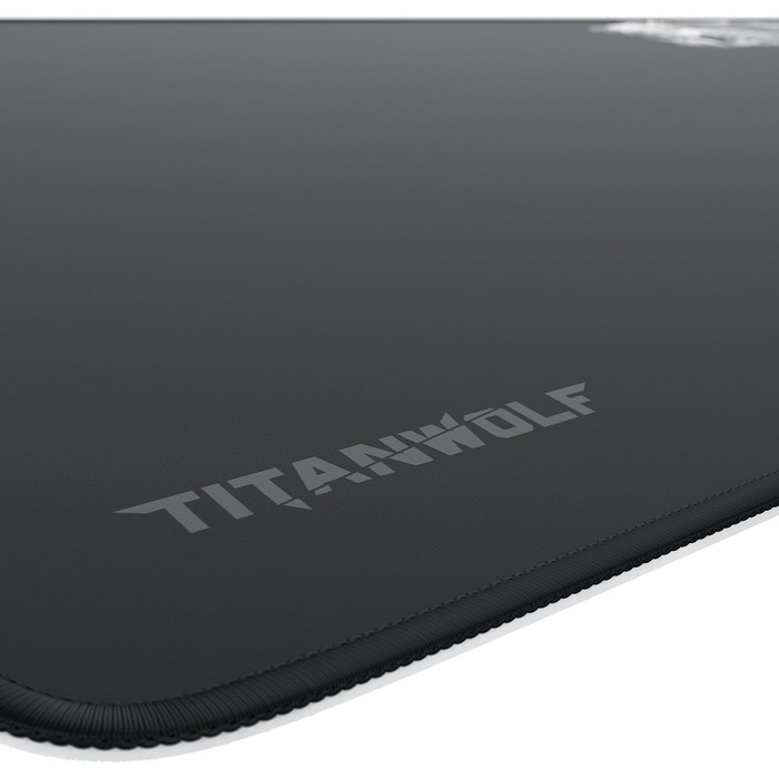 Кисмат TITANWOLF XXL Speed - великий килимок для миші 900x400 мм з антиковзаючим покриттям та мотивом TITANWOLF