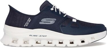 Босоніжки жіночі Skechers Pier-Lite Memory Maker на танкетці, сині (48.5 EU, широка колодка)