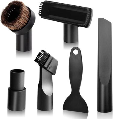 Набір насадок для пилососа BUZIFU 7 шт. 32-35 мм: для диванів, матраців, щілин. Сумісний з Kärcher, Miele, Siemens, AEG, Bosch, Panasonic, Philips