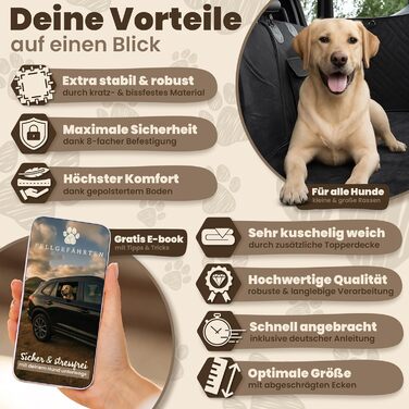 Захист для заднього сидіння авто для собак | М'яка та якісна захисна накидка на заднє сидіння автомобіля | Захист заднього сидіння від собаки