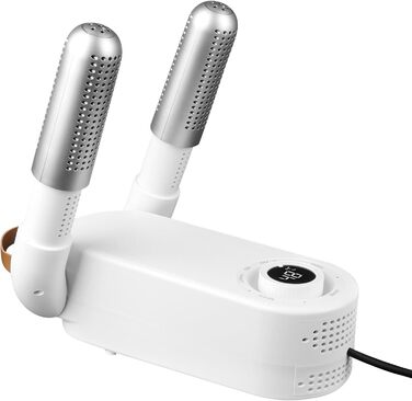 Електричний сушильник для взуття та рукавичок з таймером, 4 тримачі, складаний дизайн