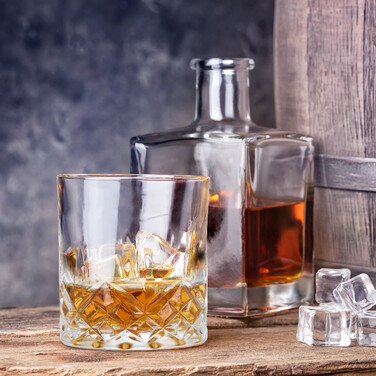 Relaxdays Whiskey Glasses, Set of 4