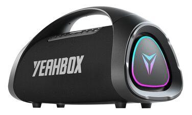 Портативна Bluetooth колонка YEAHBOX Sonic Boom Max 300W з басами, IP67, чорна