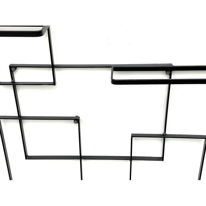 DanDiBo Wine Rack Metal Black Black Line Bottle Stand Bottle Shelf Bottle Holder Wall Shelf