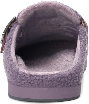 Тапочки халатні жіночі та чоловічі з підкладкою Polar Fleece, зимові, теплі, зручні, халатні, для дому, саду, пляжу, фіолетові (40 EU)