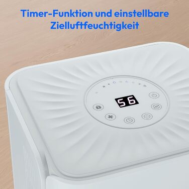 Електричний осушувач повітря MEDION DH10 - 12л, 15м², тихий, з таймером