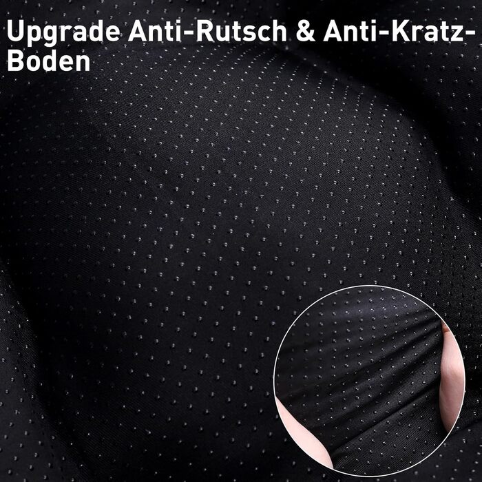 Килимок для собак KSIIA, великий, 90x60 см, антиковзаюча підставка, дихаючий, для великих та середніх собак, легко миється (темно-сірий)