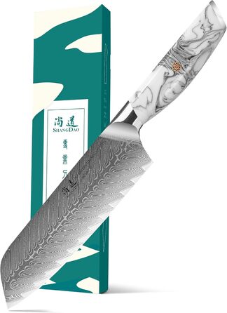 Японський ніж SHANGDAO Kiritsuke 20 см з 67 шарів легованої сталі, ніж для суші, кухонний ніж для кухні