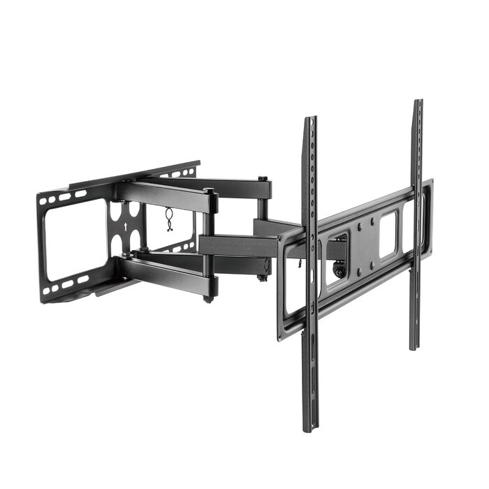 Настінне кріплення для телевізора PureMounts поворотне, нахильне, універсальне 32-70 дюймів до 40 кг VESA 600x400, чорне