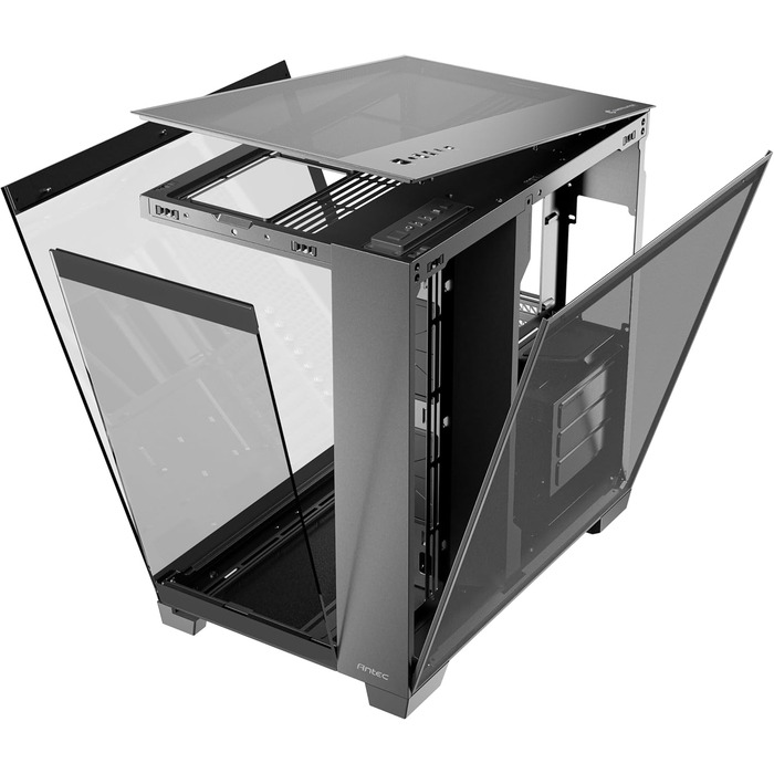 Корпус Antec C8 для RTX 40: двокамерний, з підтримкою 360 мм радіатора, без інструментів, Typ-C, високий повітряний потік