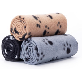 М'яка флісова ковдра для собак та котів Nobleza 120x100 см - тепла, миюча, для тварин