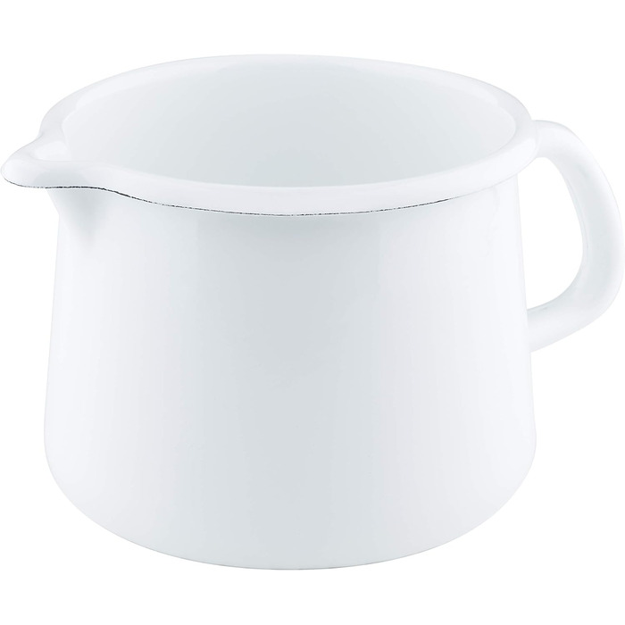 Riess, 0543-033, Flötenkessel Plus, CLASSIC-WHITE, Capacity 2 liters, Diameter 18.4 cm, 3-fold enameled, white, Water kettle, Induction