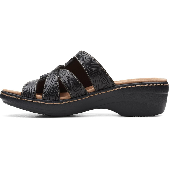Босоніжки Clarks Merliah Karli Keilsandale жіночі, чорні, 39.5 EU