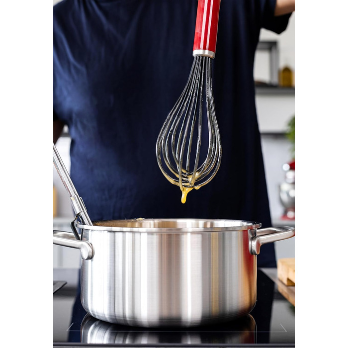 Віночок силіконовий KitchenAid Classic Empire Red (Червоний) - для тіста, збивання