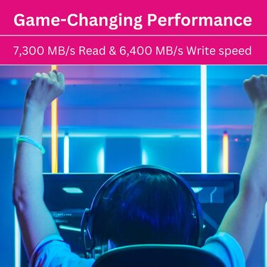 SSD KIOXIA Exceria Pro 2TB NVMe PCIe 4.0 M.2 - Швидкість 7300MB/s, 800K IOPS