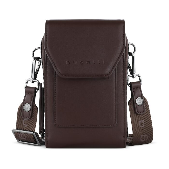 Сумка Bugatti Almata на плече з відділенням для смартфона, кросбоді для жінок (колір: коричневий)