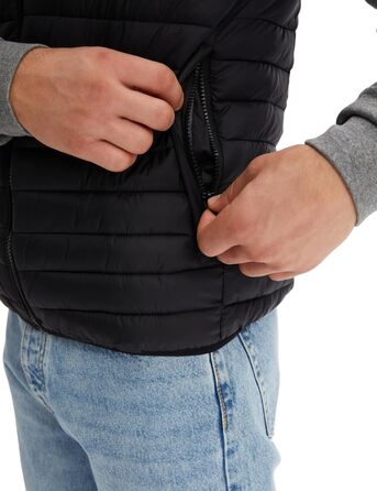 Чоловіча степкова жилетка Morgenstern для активного відпочинку, тепла зимова жилетка з штучним пухом, чорна, XL