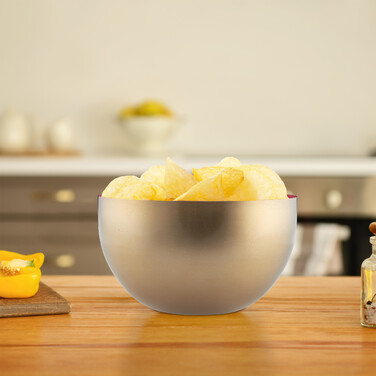 Relaxdays Two-tone stainless steel salad bowl