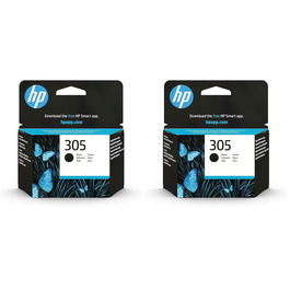 Оригінальний картридж HP 305 чорний (3YM61AE) для принтерів DeskJet 27xx, 41xx, Envy 60xx, 64xx, стандартний, комплект 2 шт.